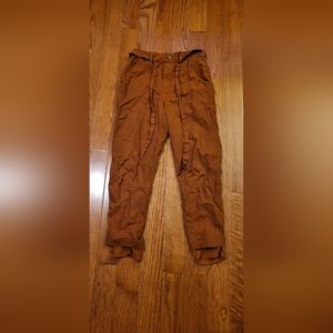 American Eagle Brown Linen Pants - Small